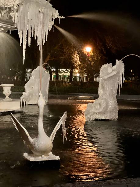 istock Forsyth Park fountain frozen 1554456413