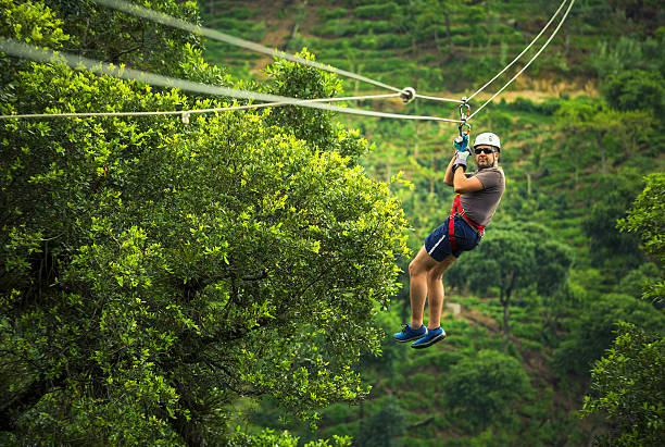istock man during a Zip-line Tour Guatemala 155445737