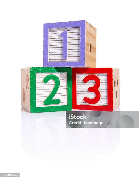 Wooden Blocks Cube Stock Photo - Download Image Now - Toy Block, Alphabet, Number 3