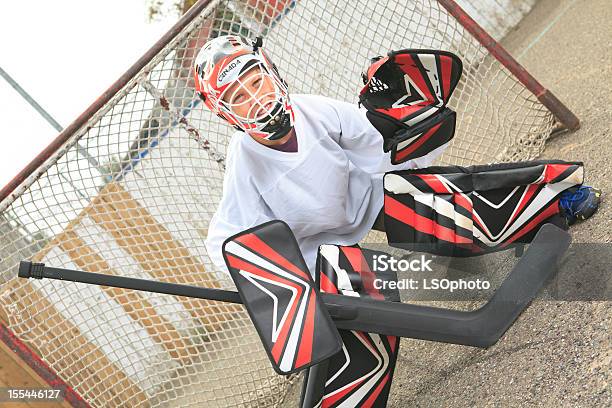 Photo libre de droit de Hockey De Ruegoaltender banque d'images et plus d'images libres de droit de Adolescence - Adolescence, Hockey, 14-15 ans