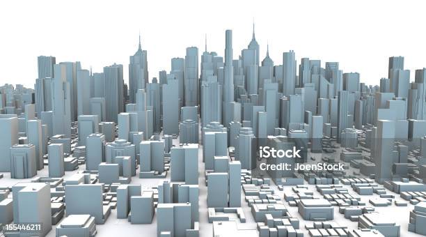 Recorrido De La Ciudad Rascacielos De Plástico Gris Foto de stock y más banco de imágenes de Tridimensional