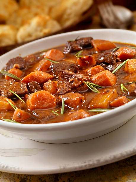 Irish Stew with Biscuits