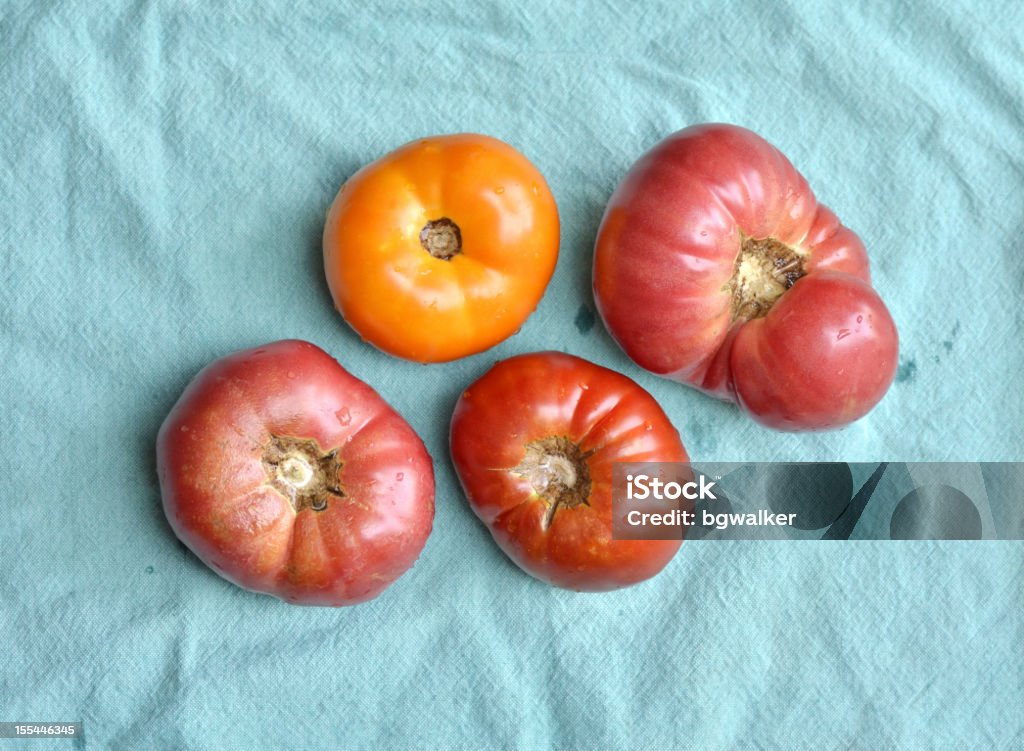 Heirloom Tomaten - Lizenzfrei Eigen-Anbau Stock-Foto