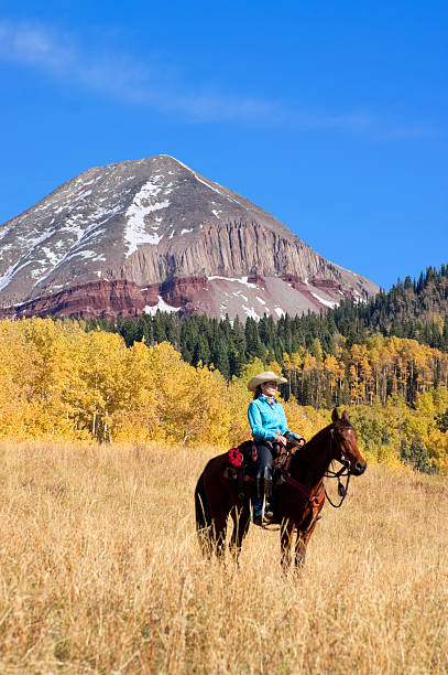 istock rocky mountain cowgirl 155446349