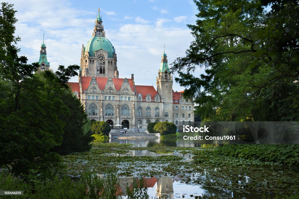City Hall (Neue Rathaus) - Foto de stock de Agua libre de derechos