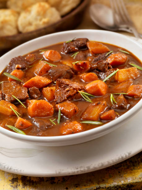 Irish Stew with Biscuits