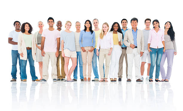 istock Diverse group of causal individuals 155446686