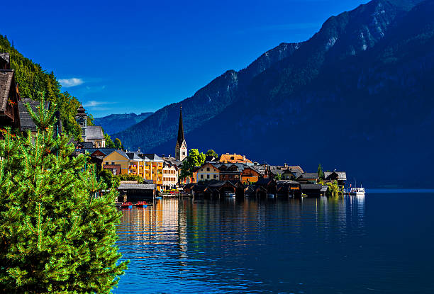 istock Summer view of Hallstatt 155447192
