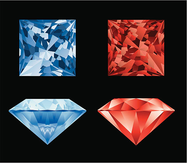 vector de diamantes - ilustración de arte vectorial