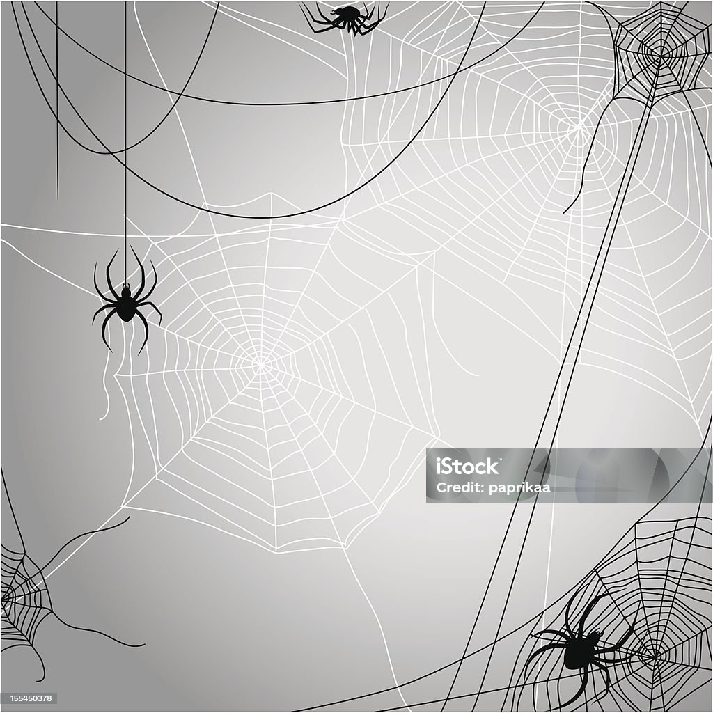 Fundo com spiders - Vetor de Animal royalty-free