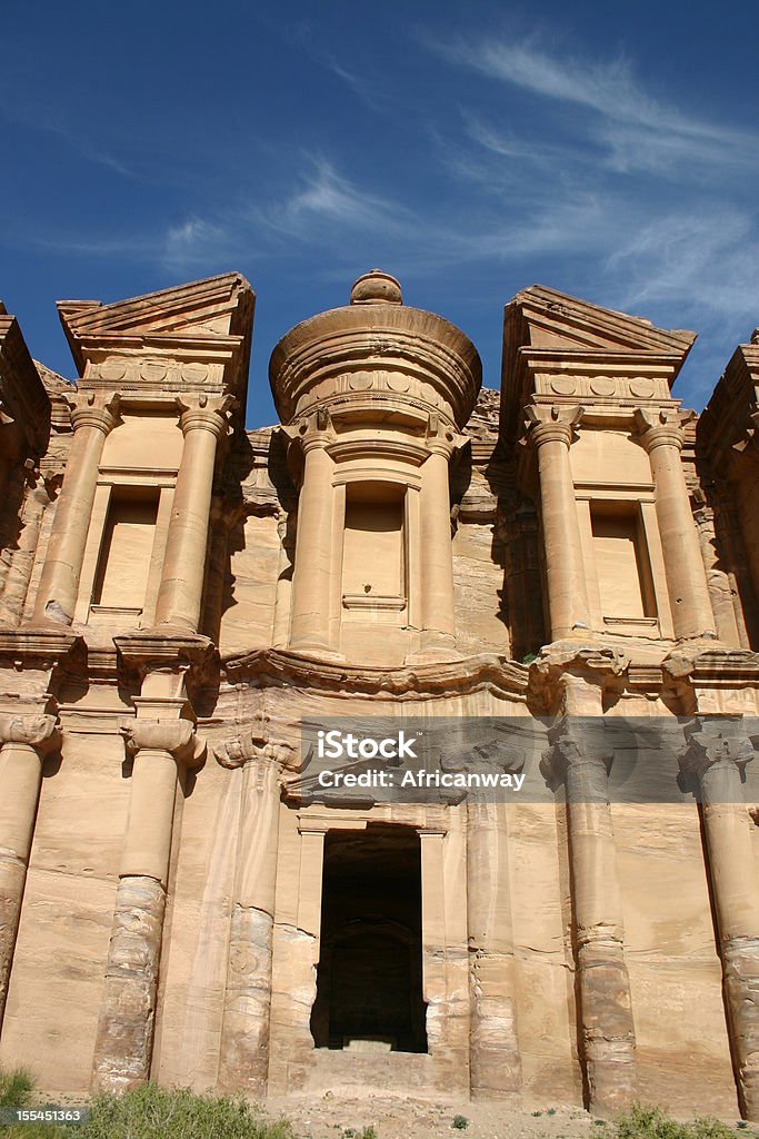 El Deir, El Monasterio en Petra, Jordania - Foto de stock de Alejandro Magno libre de derechos