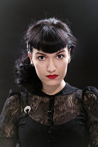 istock Beauty retro portrait 155453145