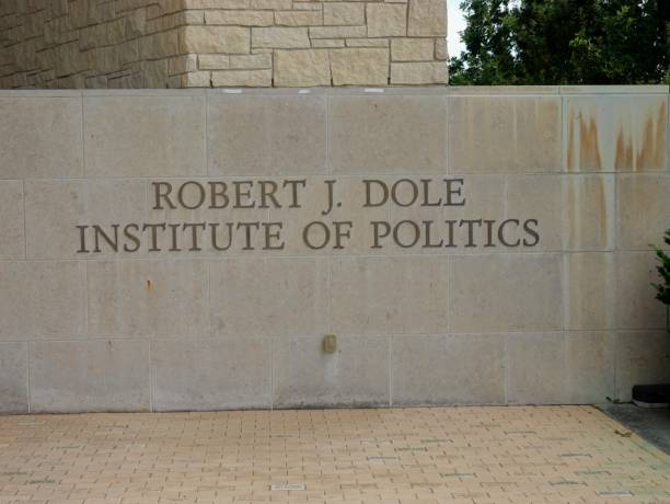 robert j. dole institute of politics presso ku - university of kansas foto e immagini stock
