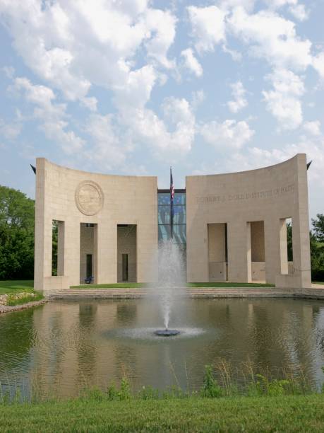 robert j. dole institute of politics presso ku - university of kansas foto e immagini stock