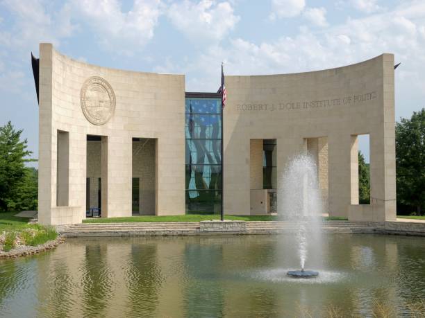 robert j. dole institute of politics presso ku - university of kansas foto e immagini stock