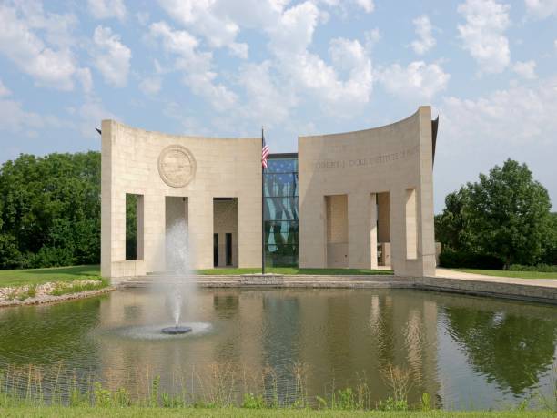 robert j. dole institute of politics presso ku - university of kansas foto e immagini stock