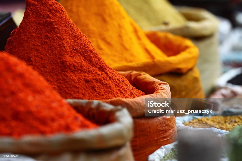 Traditional spices market Spice Stock Photo
