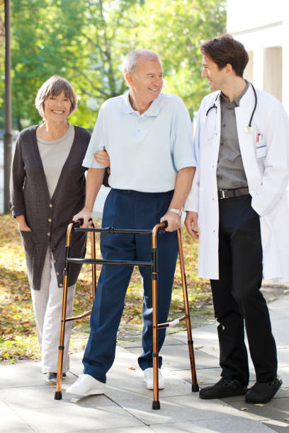 istock Senior recovering at the hospital 155455037