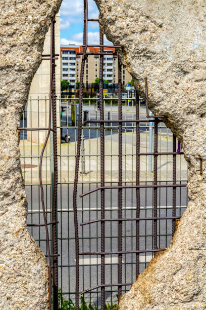 istock Hole Rebar Street Remains Wall Park Berlin Germany 1554574291