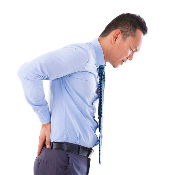 istock Asian businessman experiencing back pains 155459833