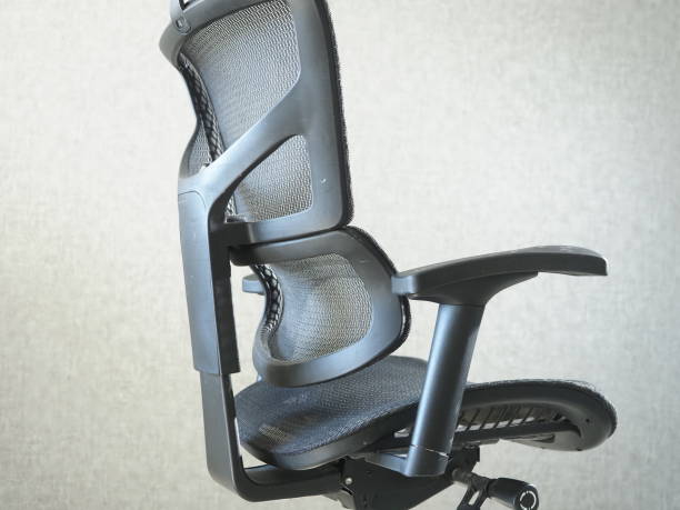 istock Office chair in modern office interior. Workplace and object concept. 1554607396