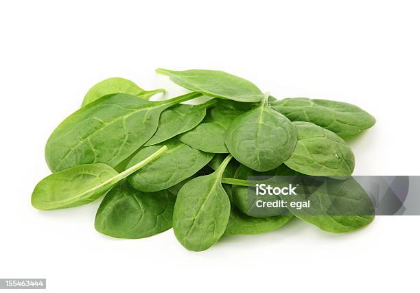 Baby Spinach Leaves Stock Photo - Download Image Now - Close-up, Cut Out, Dieting