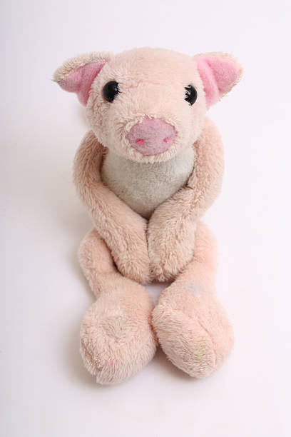 istock Plush piggy toy 155463808