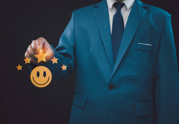 istock Customer Satisfaction Survey concept, service experience rating online application, customer evaluation product service quality, satisfaction feedback review, very good quality most. 1554654862