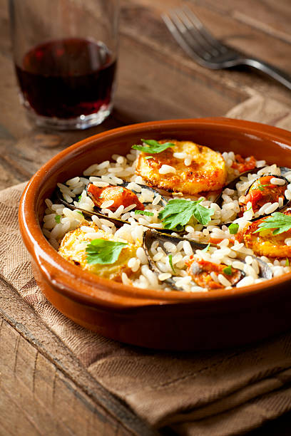 istock Rice with Potatoes and Mussels 155467686