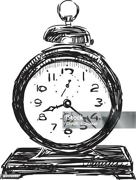 Alarm Stock Illustration - Download Image Now - Alarm Clock, Arrow - Bow and Arrow, Circle