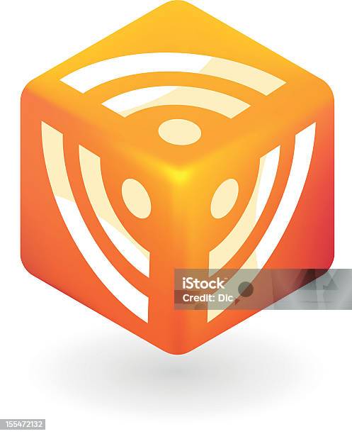 Rss Feed Cube Stock Illustration - Download Image Now - Blogging, Communication, Computer