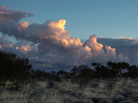 Storm cloud gathering in remote Millstream Chichester National Park