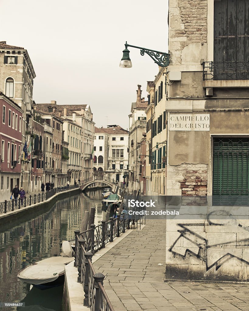 Água ruas de Veneza, Itália, Vento - Royalty-free Abandonado Foto de stock