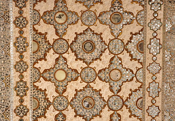 Known as Sheesh Mahal (mirror palace), the mirror mosaics and coloured glasses were a \