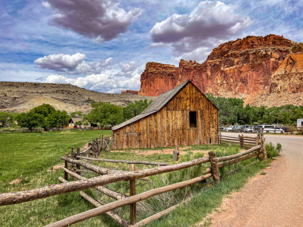 istock Historic barn in Capital reef national park utah 1554875407
