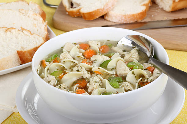 istock Bowl of Chicken Noodle Soup 155487563