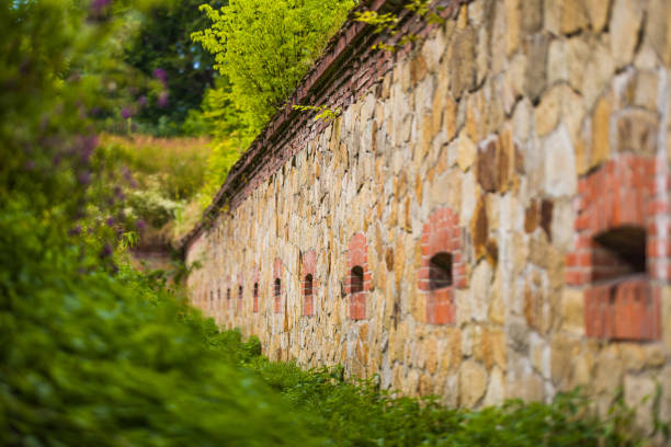 Shooting windows of Fort II located in the city of Nysa in Opole Silesia.