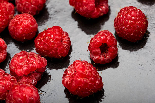 Himbeeren in der Küche – Foto