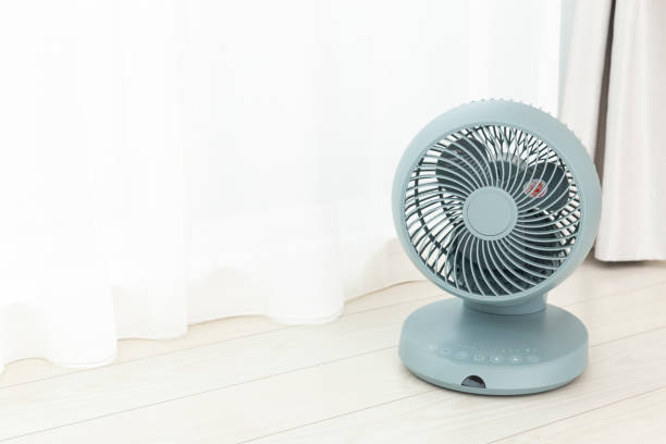 istock An air circulator placed near the window. 1554919522