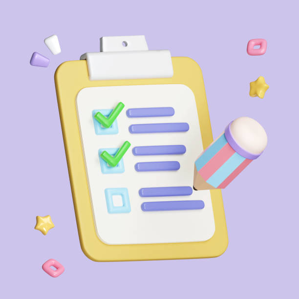 istock 3D clipboard and pencil isolated on pastel background, notepad. icon symbol clipping path. education. 3d render illustration 1555086296