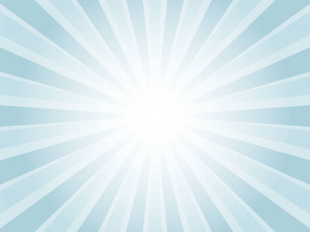 Concentrated line background material with dazzling retro image sun rays _ light blue A concentrated line background material with a retro image of dazzling sun rays. light blue vintage wallpaper pattern stock illustrations