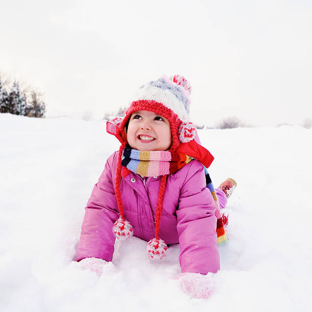 istock Little girl in snow 155511609