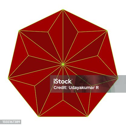 istock Red color. Sacred Geometry Vector Design Elements. This religion, philosophy, and spirituality symbols. the world of geometric with our intricate illustrations. 1555167389