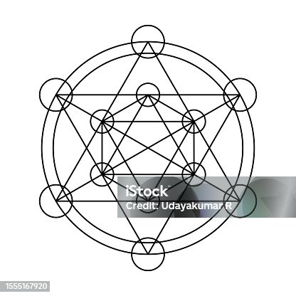 istock Circle graph. Sacred Geometry Vector Design Elements. This religion, philosophy, and spirituality symbols. the world of geometric mystic mandalas. intricately illustrations. 1555167920