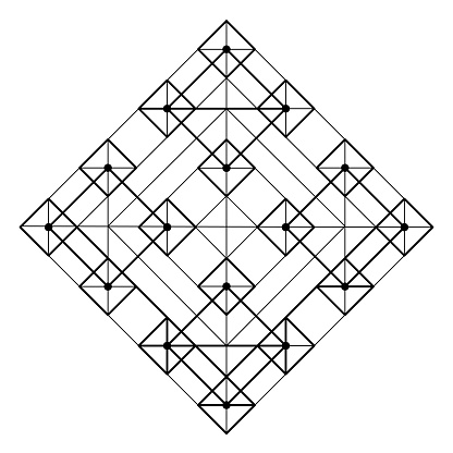 istock Square graph Sacred Geometry Vector Design Elements. This religion, philosophy, and spirituality symbols. the world of geometric with our intricate illustrations. 1555169623