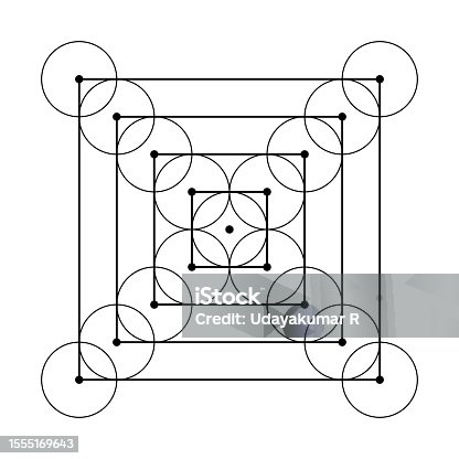 istock Square graph. Sacred Geometry Vector Design Elements. This religion, philosophy, and spirituality symbols. the world of geometric with our intricate illustrations. 1555169643