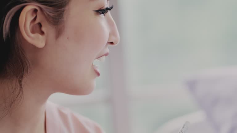 Close up shot of nurse checking on senior patient