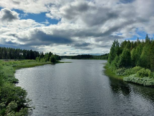 istock Idyllic river Malan in northern Sweden in summer 1555228282