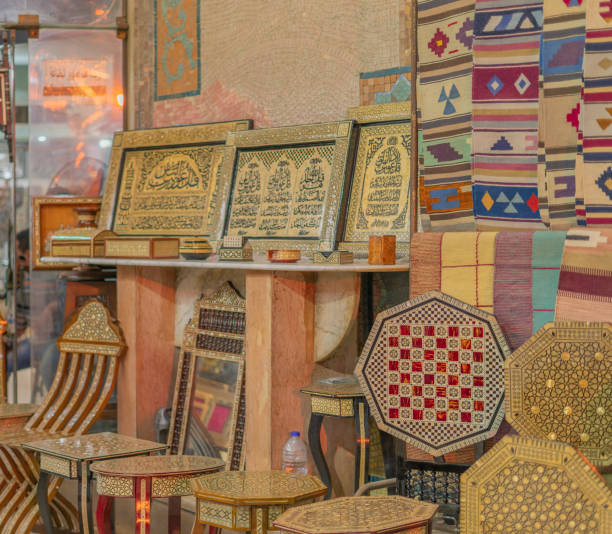 istock games and objects in a store in the khan al khalili bazaar in Cairo city 1555242553