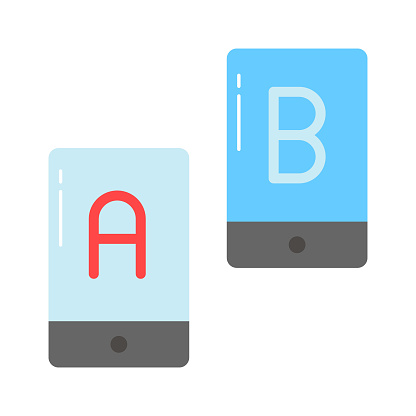 Check this beautiful icon of ab testing in editable flat style, ready to use icon